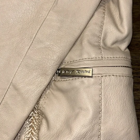 Betsey Johnson Vegan Leather Moto jacket - Picture 10 of 10